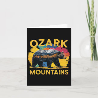 Carte Ozark Mounts Arkansas Ours Nature Randonnée Campin