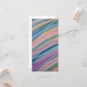 Carte P6 Unique Colorful Abstract Art (Devant/Arrière en situation)