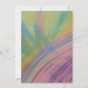 Carte P9 Couleur Unique Art Abstrait