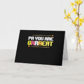 Carte pa tu es grand (Fleur jaune)