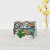 Carte Pacific Northwest Dream (Fleur jaune)