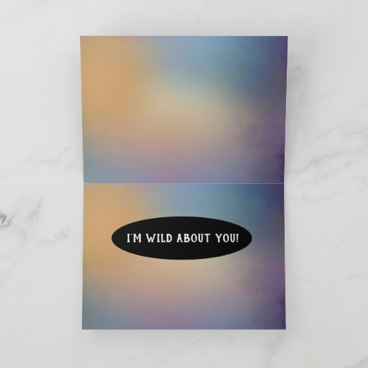 Carte Pack Wolf aquarelle (Intérieur)