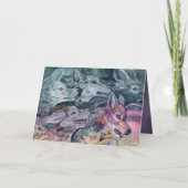 Carte Pack Wolf aquarelle (Devant)