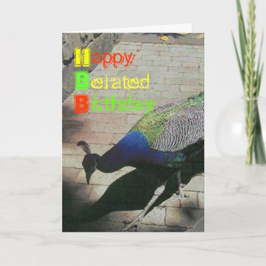 Carte Pacock (Devant)