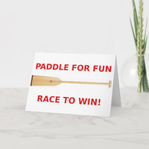 Carte Paddle for Fun, Course to Win!
