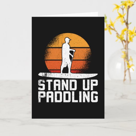 Carte Paddle-Haut (Fleur jaune)