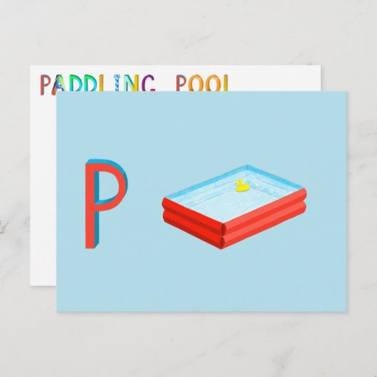 Carte Paddle Pool (Devant / Derrière)