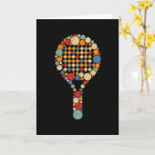 Carte Paddle Tennis (Fleur jaune)