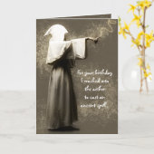 Carte Pagan Birthday (Fleur jaune)