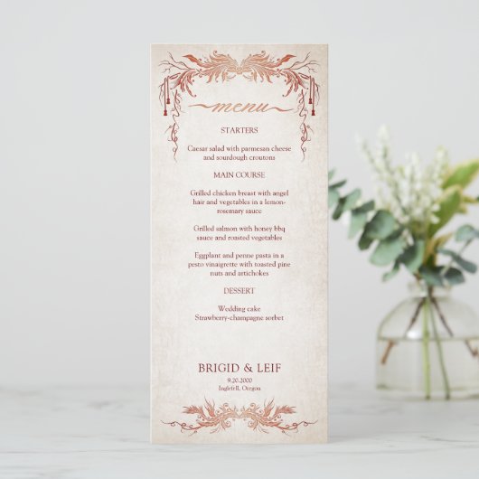 Carte Pagan Handfasting Mariage (Debout devant)