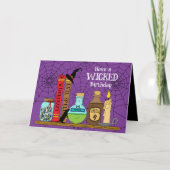 Carte Pagan Witch Wicked Anniversaire (Devant)