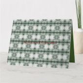 Carte Pagan Yule bénédiction avec des bougies (Dos)