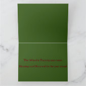 Carte Pagan Yule bénédiction avec des bougies (Intérieur)