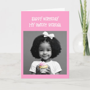 Carte Page Couleur   Petite fille avec cupcake