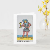 Carte Page de tasses de Rider Waite Smith tarot (Fleur jaune)
