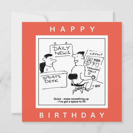 Carte Page Layout Designer & Sports Desk à un journal (Devant)