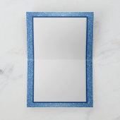 Carte Pageant Sash Banner Faux Parties scintillant Note  (Intérieur)