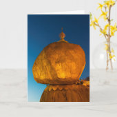 Carte Pagode Kyaiktiyo (Fleur jaune)