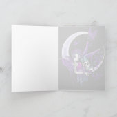 Carte "Paige" Rainbow Butterfly Moon Fairy Art Card (Intérieur)