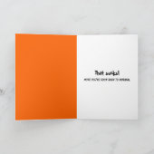Carte Paille de Guérison Orange (Intérieur)