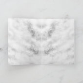 Carte Pailleté de blanc perle et or Étoiles scintillante (Intérieur)