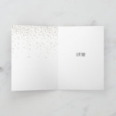 Carte Paillettes or et noires (Intérieur)