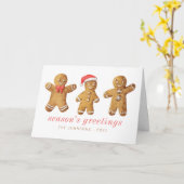 Carte Pain d'épice mûre moderne Homme (Fleur jaune)