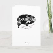 Carte Pain d'épices Noël (Dos)