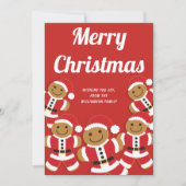 Carte Pain d'épices Père Noël Noël (Devant)