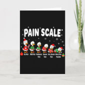Carte Pain Scale Christmas Goose Funny Nurse Christmas I (Devant)