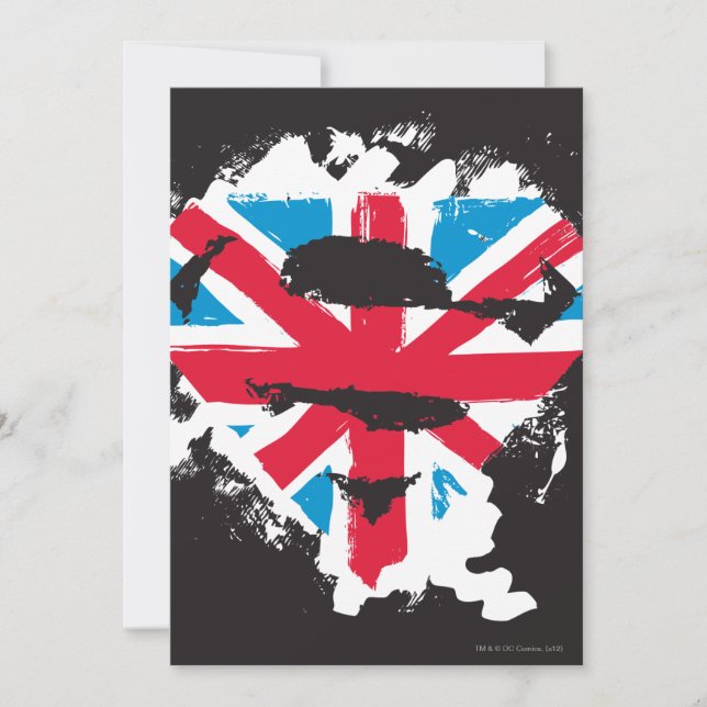 Carte Paint Strokes British S-Shield (Devant)
