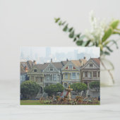 Carte Painted Ladies, San Francisco, Californie (Debout devant)