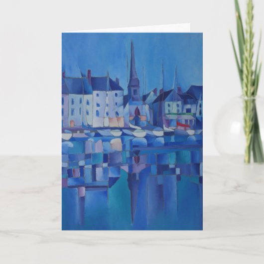 Carte Painting of Honfleur - Norandy - France (Devant)