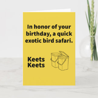 Carte Pair A Keets - Anniversaire