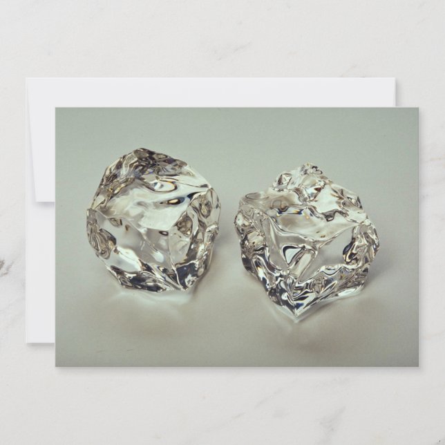 Carte Paire de cubes de glace (Devant)