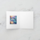 Carte Paire de dauphins de cristal (Intérieur)