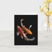Carte Paires dramatiques de Koi (Fleur jaune)