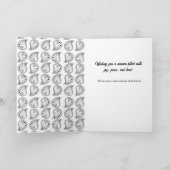 Carte Paisley Petal Rhythm - Add Your Photo (Intérieur)