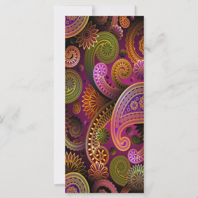 Carte Paisley Purple (Devant)