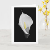 Carte Paix (Fleur jaune)
