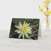 Carte Paix (Fleur jaune)