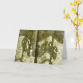 Carte Paix (Fleur jaune)