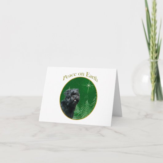 Carte Paix Affenpinscher (Devant)