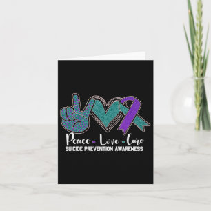 Carte Paix Amour Cure Prévention du suicide Sensibilisat