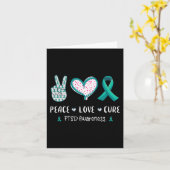 Carte Paix Amour Cure Ptsd Stress Trouble De Conscience (Fleur jaune)
