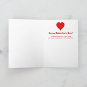 Carte Paix Amour Pickleball Saint-Valentin (Intérieur)