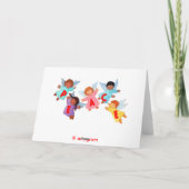 Carte Paix avec Angels (Dos)