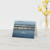 Carte Paix - citation de bible (Fleur jaune)