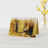 Carte Paix, Cousin (Fleur jaune)