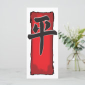 Carte Paix et Amour ! (Debout devant)